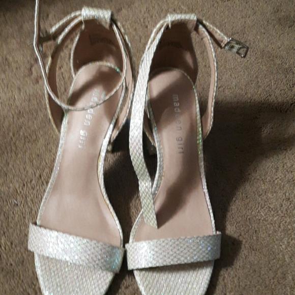 Madden Girl Shoes Madden Girl Glitter Sandals Nwot Poshmark